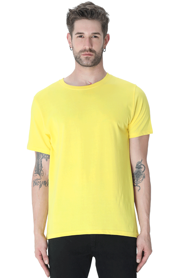 Classic - Evoke Bean Unisex Regular Fit Solid T-Shirt – Vibrant 17 colours available