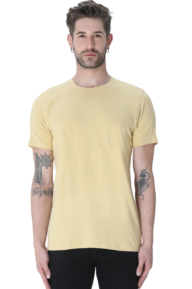 Classic - Evoke Bean Unisex Regular Fit Solid T-Shirt – Pastels 11 colours available